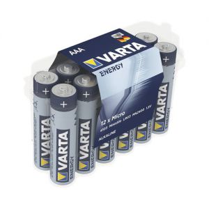 Varta Batterij Energy AAA Micro 12 stuks