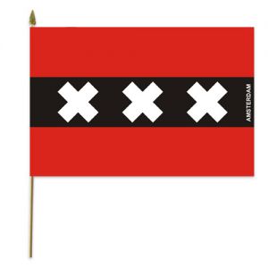 Zwaaivlag Amsterdam XXL