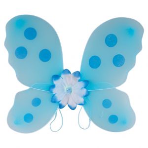 Vlinder Vleugel Blauw-Wit