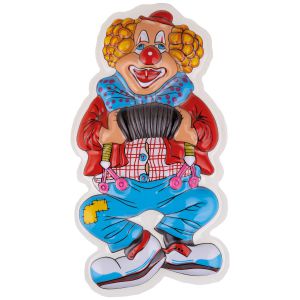 Wandplaat Clown met Accordeon