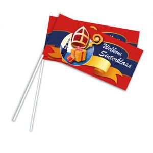zwaaivlagje Sinterklaasfeest 50 stuks