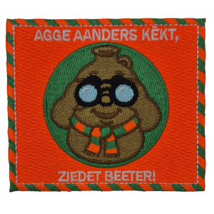 Embleem Kruikenstad Nr. 298 Ze is Fan ZaaZaa