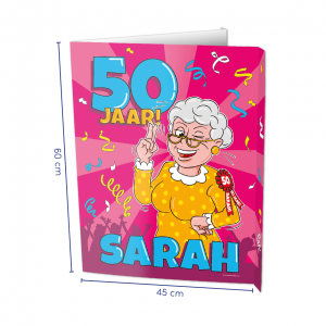 Raambord 50 jaar Sarah