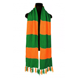 groen oranje sjaal