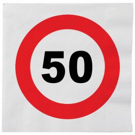 Button verkeersbord - 50 jaar || Hokus Pokus - Dé feestwinkel van Midden Nederland, Utrecht, Zeist